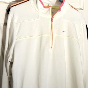 Vineyard Vines white lightweight pullover